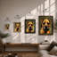 Terrier's Gaze Modern 1 Piece Single Picture Frame Wall Art-610852536-610852537