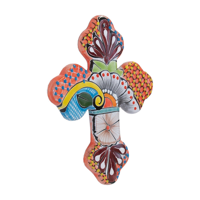Talavera Ruffle Cross Medium Size
