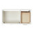 43'' Single Bathroom Vanity with Carrara Marble Top-93359400