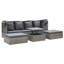 Lit de jour de patio rectangulaire avec coussins Erving-164144722-164144733