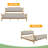 Solid Wood Bed Frame With Upholstered Tufted Headboard-1573564243-1573564242