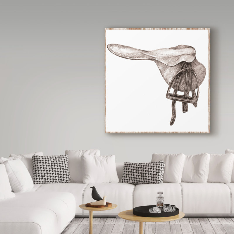 «Racing-Saddle» par Dartis, impression sur toile tendue, H 14 po x l 14 po