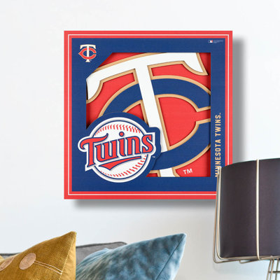 MLB 3D Logo Series Wall Art-12X12