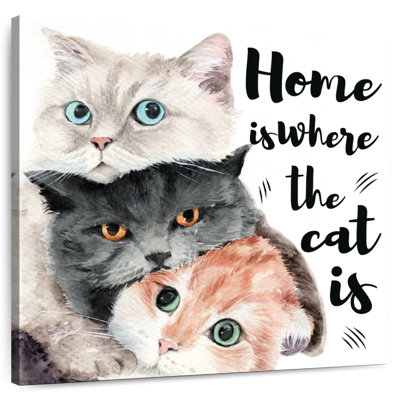 Plaque murale Kema Home Cats
