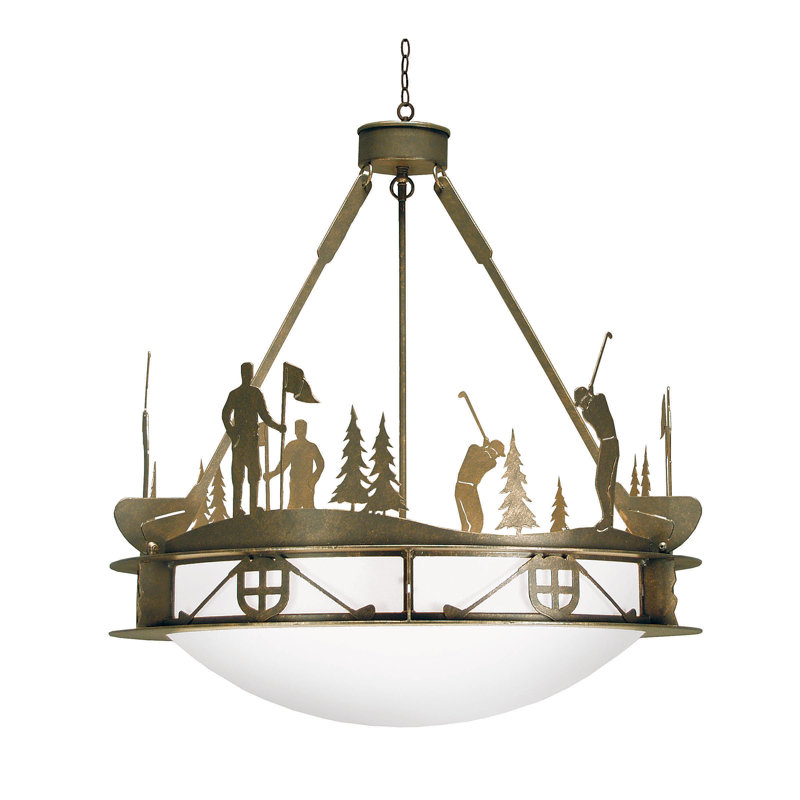 32" Wide Fairway Inverted Pendant