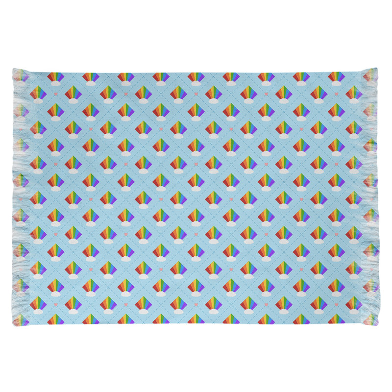 Tapis décoratif à broches Argyle, non