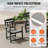 4 - Person Patio Dining Set with Square Table