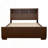 King LED Storage Bookcase Bed