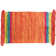 Tapis décoratif d’intérieur orange tissé à la main Marcantel