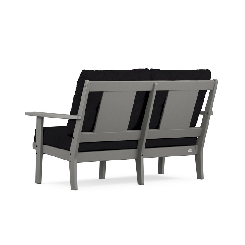 Causeuse Lakeside Prairie, Midnight Linen, Gris ardoise
