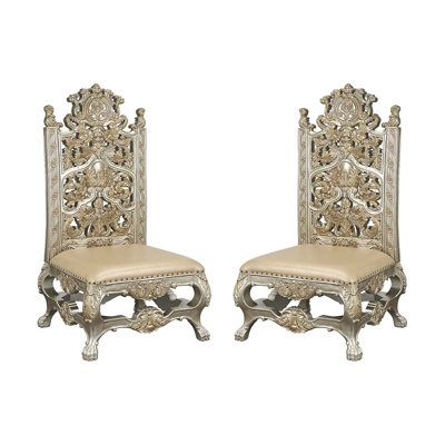 20.5'' H Faux Leather Upholstered Side Chair