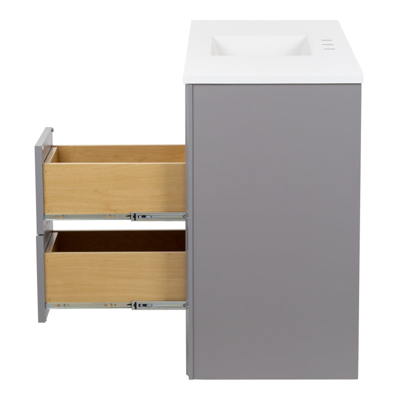 Meuble-lavabo simple avec plateau Nimay 48,5 po