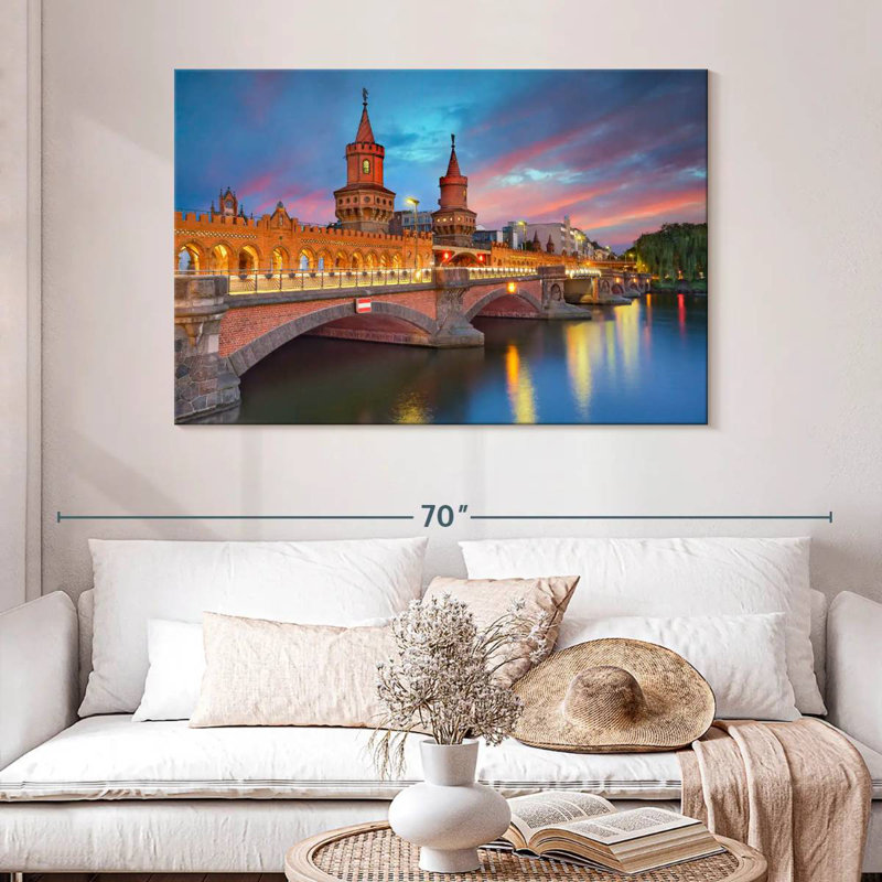 Pont Sireci Oberbaum, Berlin, H 32 po x l 48 po