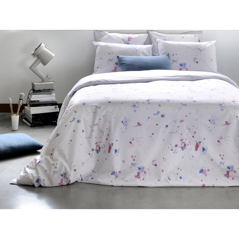 Drap-housse en percale de coton à densité de tissage 200 fils Arty, Grand