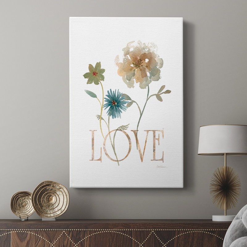 Amour simple - Cavas enveloppés de galerie, H 18 po x l 12 po