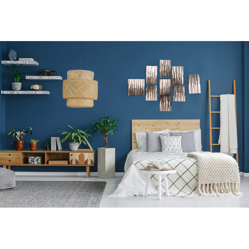 Handmade Industrial Abstract Wall Decor on Metal