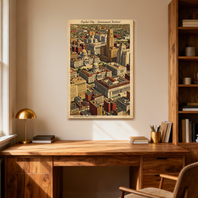 «Vintage Scenic & Cityscapes», H 36 po x l 24 po