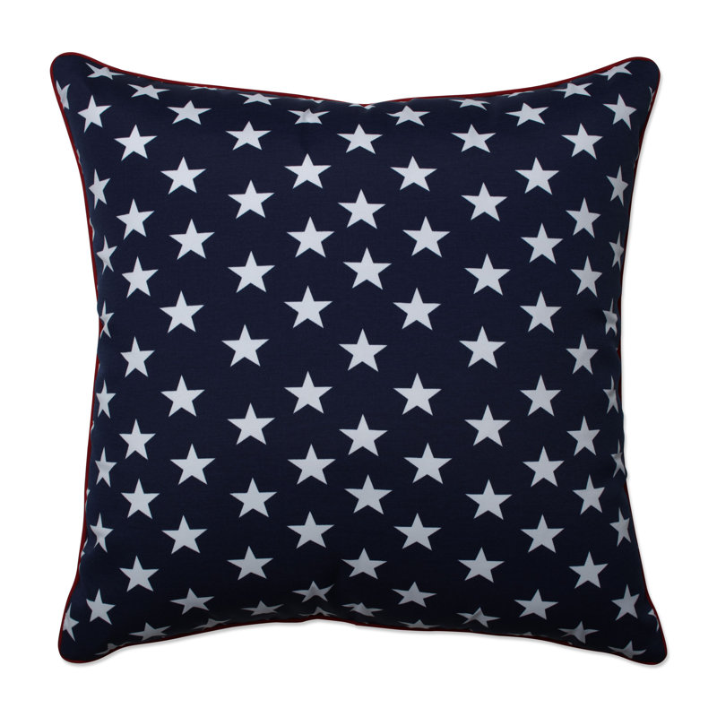 Striped Outdoor Reversible Throw Pillow