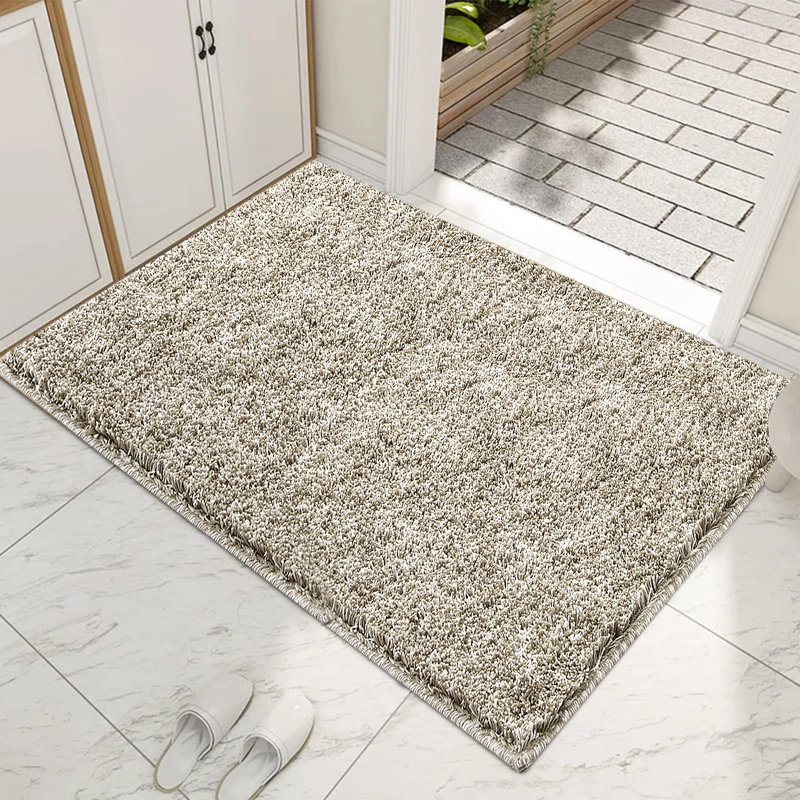 Tapis intérieur / extérieur en polyester tissé à la machine Subrahmanyam, Rectangle 10 pi x 13 pi