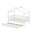 Wooden House Bed With Trundle-351713181-351713179