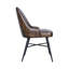 Chaise de salle à manger Galway en cuir whisky antique