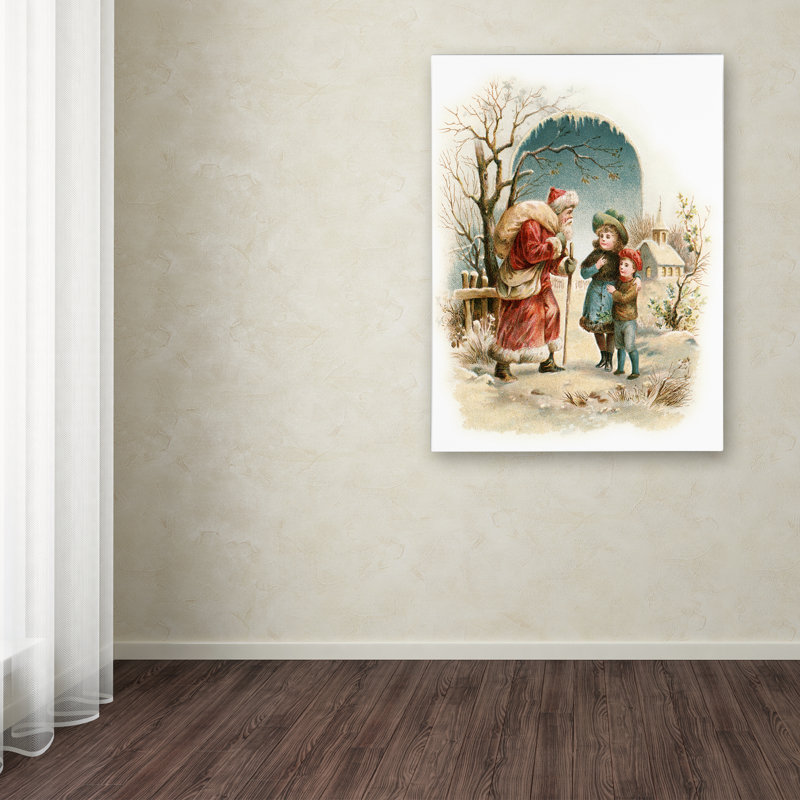 « rétro xmas 4 », publicité sur toile tendue, H 24 po x l 18 po