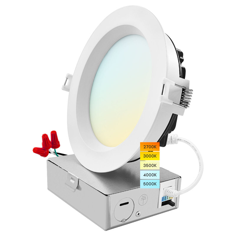 Ensemble de luminaires encastrés 3 pouces ultra-minces réglables CCT