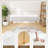 44" Wide Modern Tufted PU Leather Bedroom Bench Upholstered Entryway Bench with Metal Leg-91336352