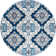 Tapis bleu foncé Albertina