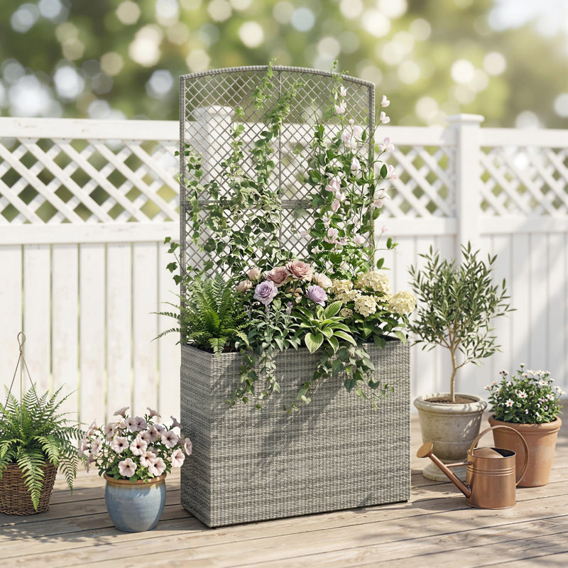 Planter, Dark Grey