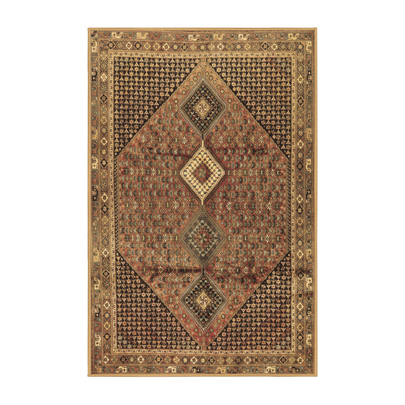 Tapis brun traditionnel Traditional 2740, Rectangle 8 pi x 10 pi