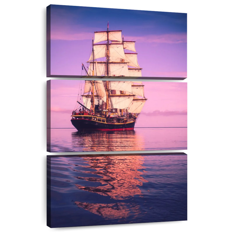 Mehar Panama Waters Ship, 65" H x 42" W
