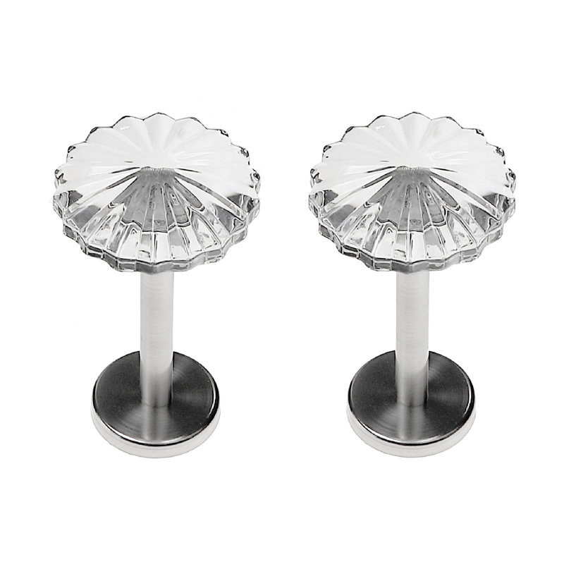 Retenue de rideau 2,75 po Kurmanbek Silver