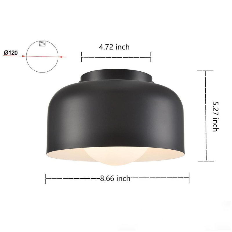 Aamari Glass Flush Mount