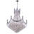 Basile 15 - Light Dimmable Empire Chandelier