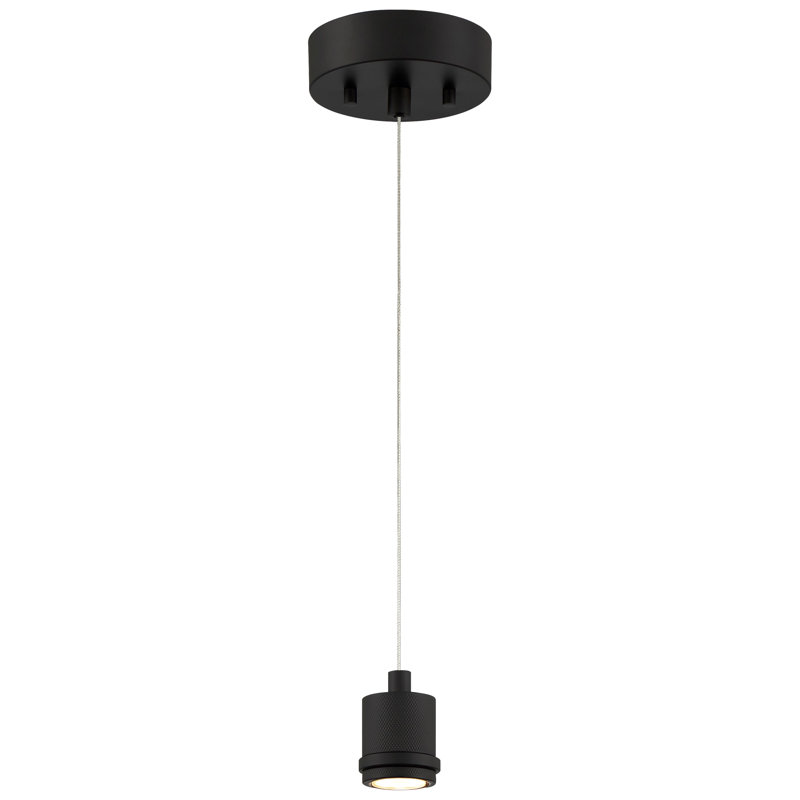 Luminaire suspendu 1 lumière, Noir mat