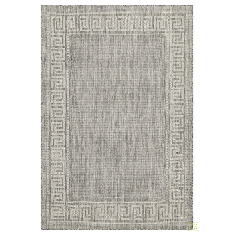 Sunshine 2 Ft. 7 In. X 7 Ft. 3 In. Indoor/Outdoor Area Rug, Silver, Runner 2'7" x 7'3"