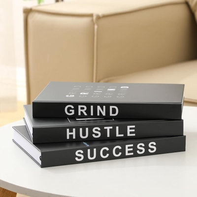 Décoration rigide à couverture rigide pour homme et femme Grind Hustle