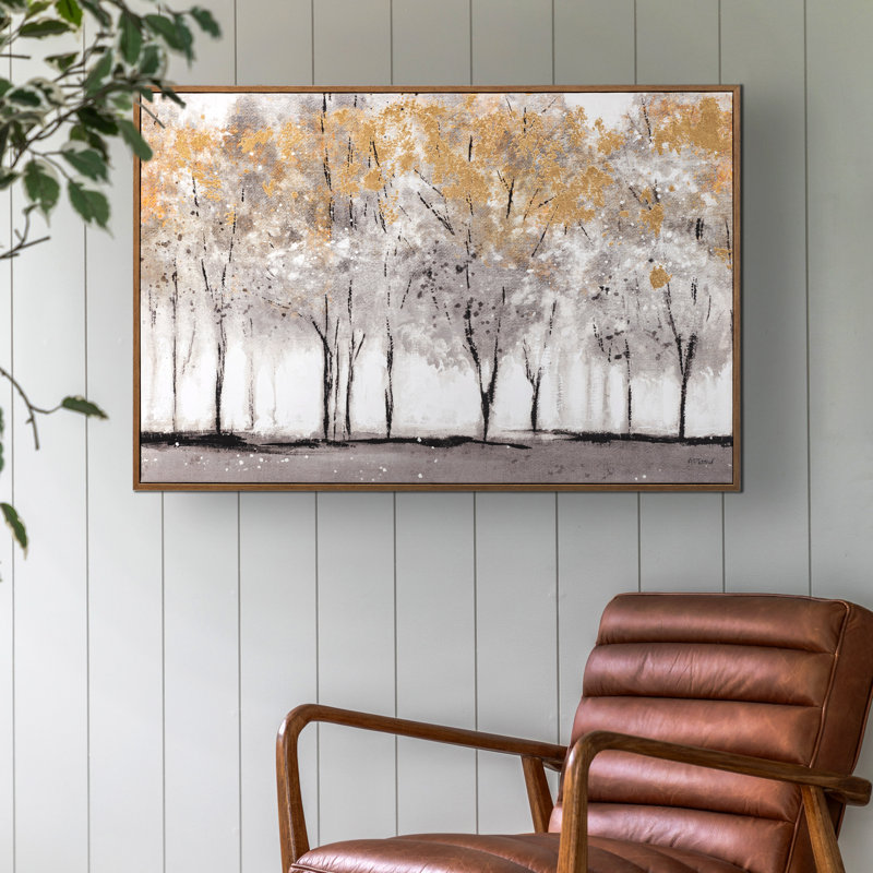 Golden Reverie Framed Canvas 900x600mm