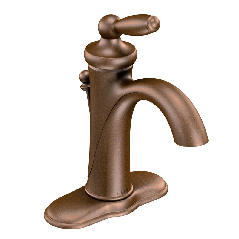 Brantford Single Hole Bathroom Faucet with Drain Assembly, Oil Rubbed Bronze