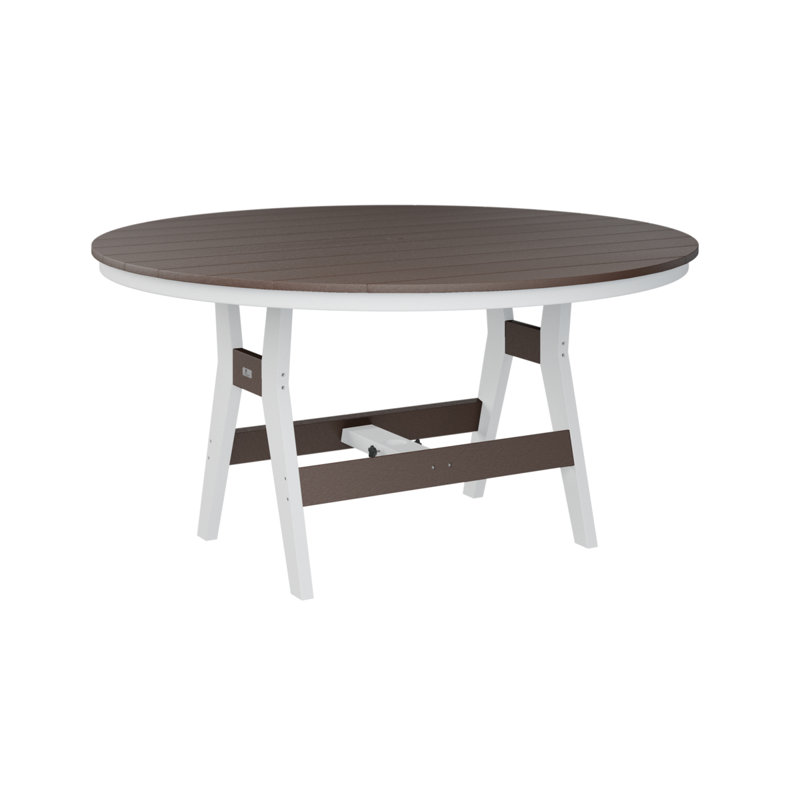 Table de bar berlinoise Berlin, Chocolat / Brun, H 38,87 po x l 60 po x P 60 po