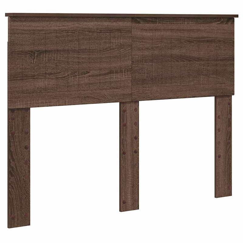EU Double Headboard, Double (4'6), Brown Oak