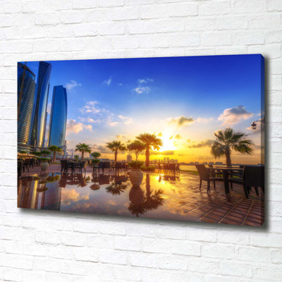 Abu Dhabi East - Wrapped Canvas Print