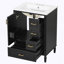 Meuble-lavabo moderne 24 po avec lavabo en céramique-128979814