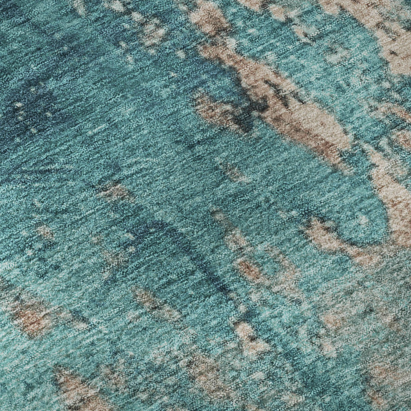Premium Machine Washable Jacquez AMF1789 Modern Rug, Rectangle 10' x 14'