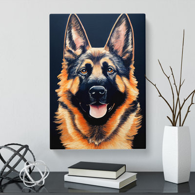 CAN-V0523-1068X German Shepherd Portrait Vol.2 - Wrapped Canvas Print