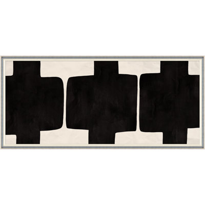 Black And White Abstract 3 II (Var. 3) Print by Paule Marrot