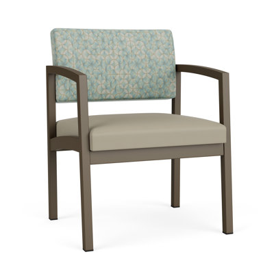 Chaise d'invité en acier Lenox