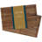 Solid Teak Shower Mat - Spa-Inspired Slatted Bath Mat - Set of 2