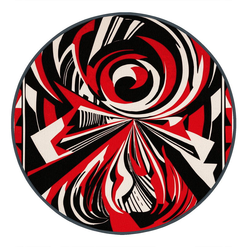 Ecliptic Vortex Rug, Round 3'